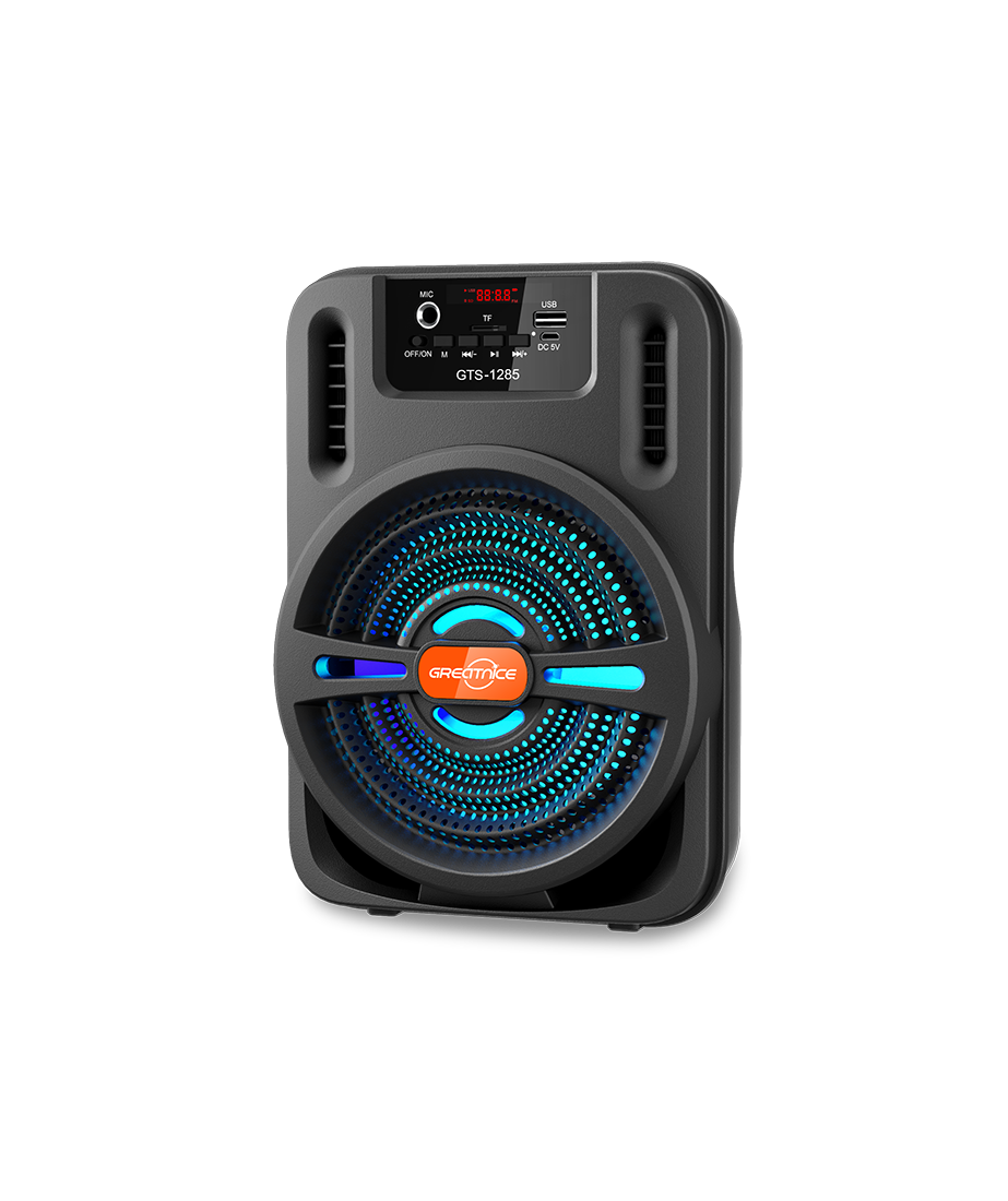GTS 1285 Bluetooth Rechargeable Microphone System Speaker – ওয়্যারলেস কারাওকে স্পিকার বাংলাদেশে