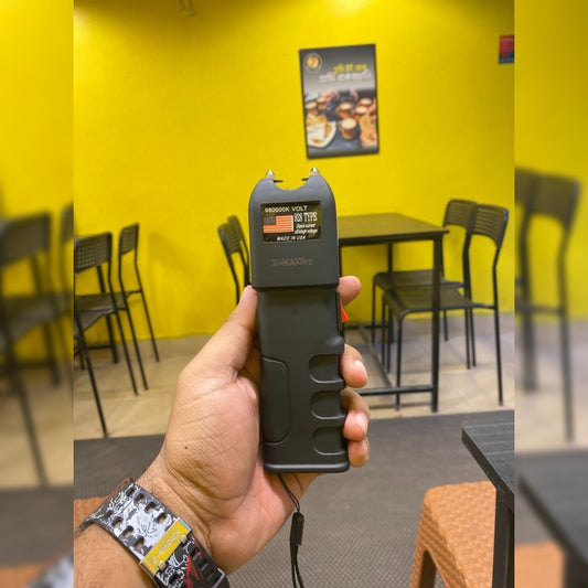 Self Defence Stun Gun-MAX-X PRO (98,000KV) with Flashlight