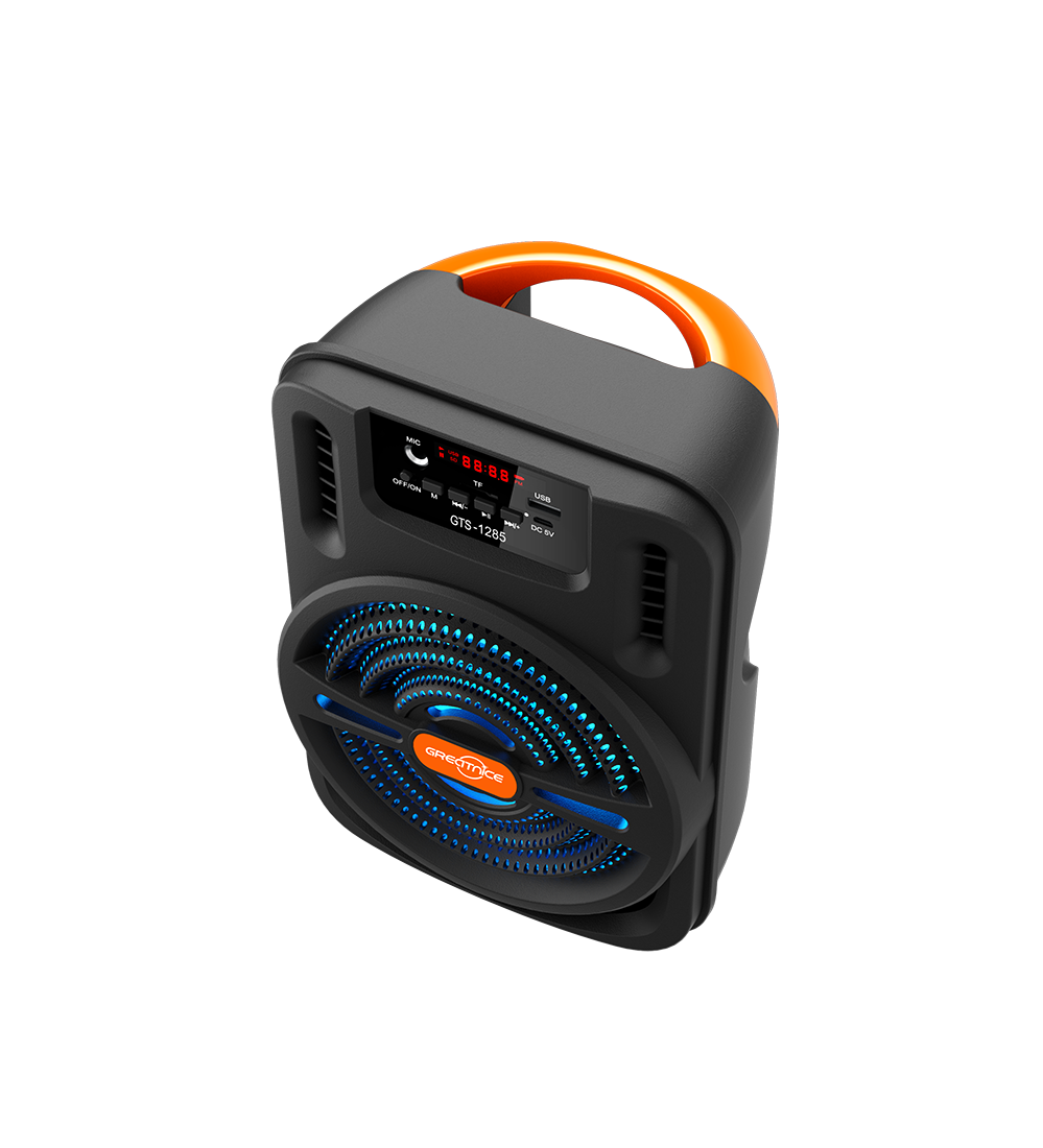 GTS 1285 Bluetooth Rechargeable Microphone System Speaker – ওয়্যারলেস কারাওকে স্পিকার বাংলাদেশে