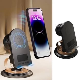 Sensor Bluetooth Speaker 360° Rotation Phone Stand.